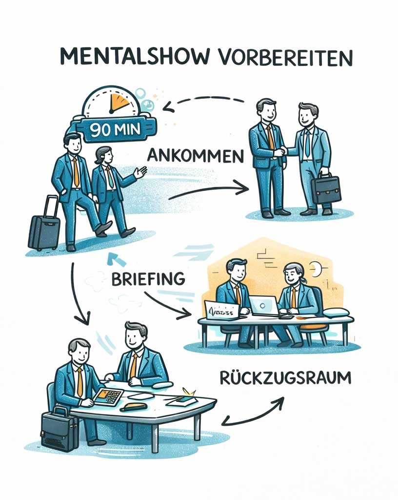 mentalshow ablauf 